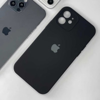 Чехол Silicone Case Full Camera для iPhone 12 Black Чехол Silicone Case Full Camera для iPhone 12 Black